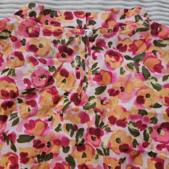 Dirass Colorful Floral Shirt. Size L - Picture 5 of 6